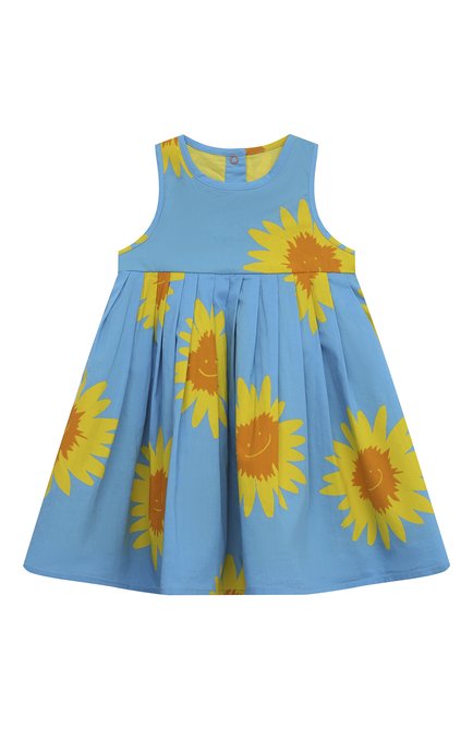 Женский комплект из платья и шорт STELLA MCCARTNEY синего цвета, арт. 8Q1HI2 | Фото 2