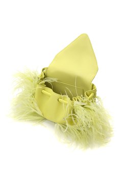 Женская сумка beak small BOTTEGA VENETA салатового цвета, арт. 666571/V13B1 | Фото 5 (Женское Кросс-КТ: Вечерняя сумка; Сумки-технические: Сумки через плечо; Материал: Натуральная кожа; Ремень/цепочка: На ремешке; Размер: small)