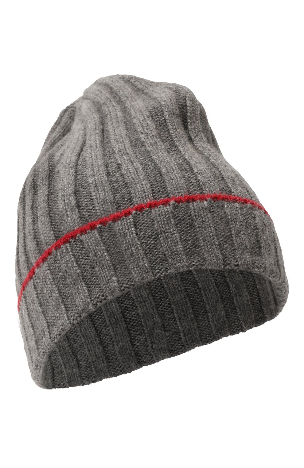 Мужская кашемировая шапка BRUNELLO CUCINELLI серого цвета, арт. M2240900 | Фото 1 (Материал: Текстиль, Кашемир, Шерсть; Кросс-КТ: Трикотаж; Материал сплава: Проставлено; Нос: Не проставлено)