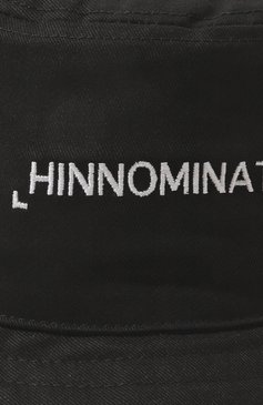 Женская панама HINNOMINATE черного цвета, арт. HAS3/HNAW105 | Фото 4 (Материал: Текстиль, Синтетический материал, Хлопок; Материал сплава: Проставлено; Нос: Не проставлено)