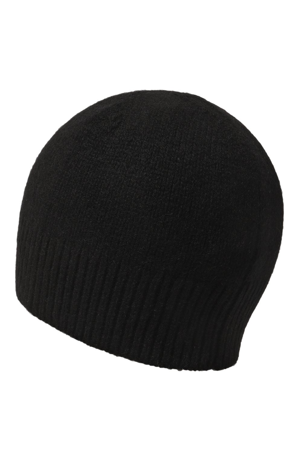 Женская кашемировая шапка JIL SANDER черного цвет�а, арт. J02TC0002/J13203 | Фото 3 (Материал: Текстиль, Кашемир, Шерсть; Материал сплава: Проставлено; Нос: Не проставлено)