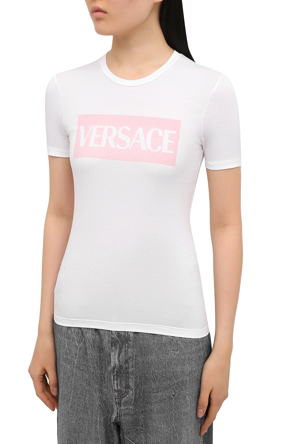 фото Футболка из вискозы versace