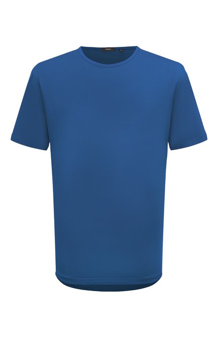 Мужская хлопковая футболка THEORY синего цвета по цене 9950 руб., арт. J0194523 | Фото 1