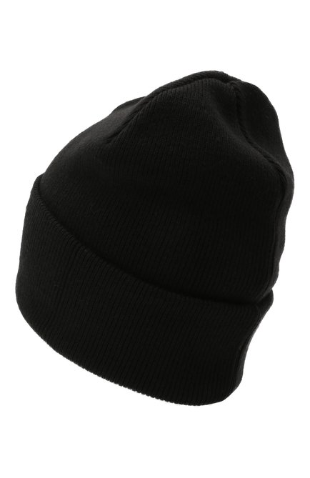 Мужская шерстяная шапка DSQUARED2 черного цвета, арт. KNM0001 01W04331 | Фото 2 (Материал: Шерсть, Текстиль; Кросс-КТ: Трикотаж)