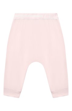 Детские хлопковые джоггеры FENDI розового цвета, арт. BUF043/8RA/12M-24M | Фото 1 (Кросс-КТ НВ: Джоггеры; Региональные ограничения белый список (Axapta Mercury): RU; Материал сплава: Проставлено; Нос: Не проставлено; Материал внешний: Хлопок; Ростовка одежда: 12 мес | 80 см, 18 мес | 86 см, 24 мес | 92 см)