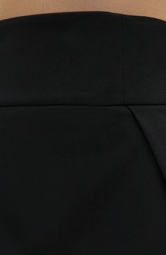 Женская шерстяная юбка ALEXANDRE VAUTHIER черного цвета, арт. 203SK1305 1301-203 | Фото 6 (Материал внешний: Шерсть; Женское Кросс-КТ: Юбка-карандаш, Юбка-одежда; Длина Ж (юбки, платья, шорты): Миди; Материал подклада: Вискоза)