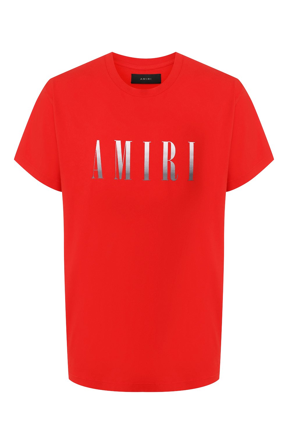 Мужская хлопковая футболка AMIRI красного цвета, арт. S0M03337CJ | Фото 1 (Рукава: Короткие; Длина (для топов): Стандартные; Стили: Гранж; Принт: С принтом; Материал внешний: Хлопок)