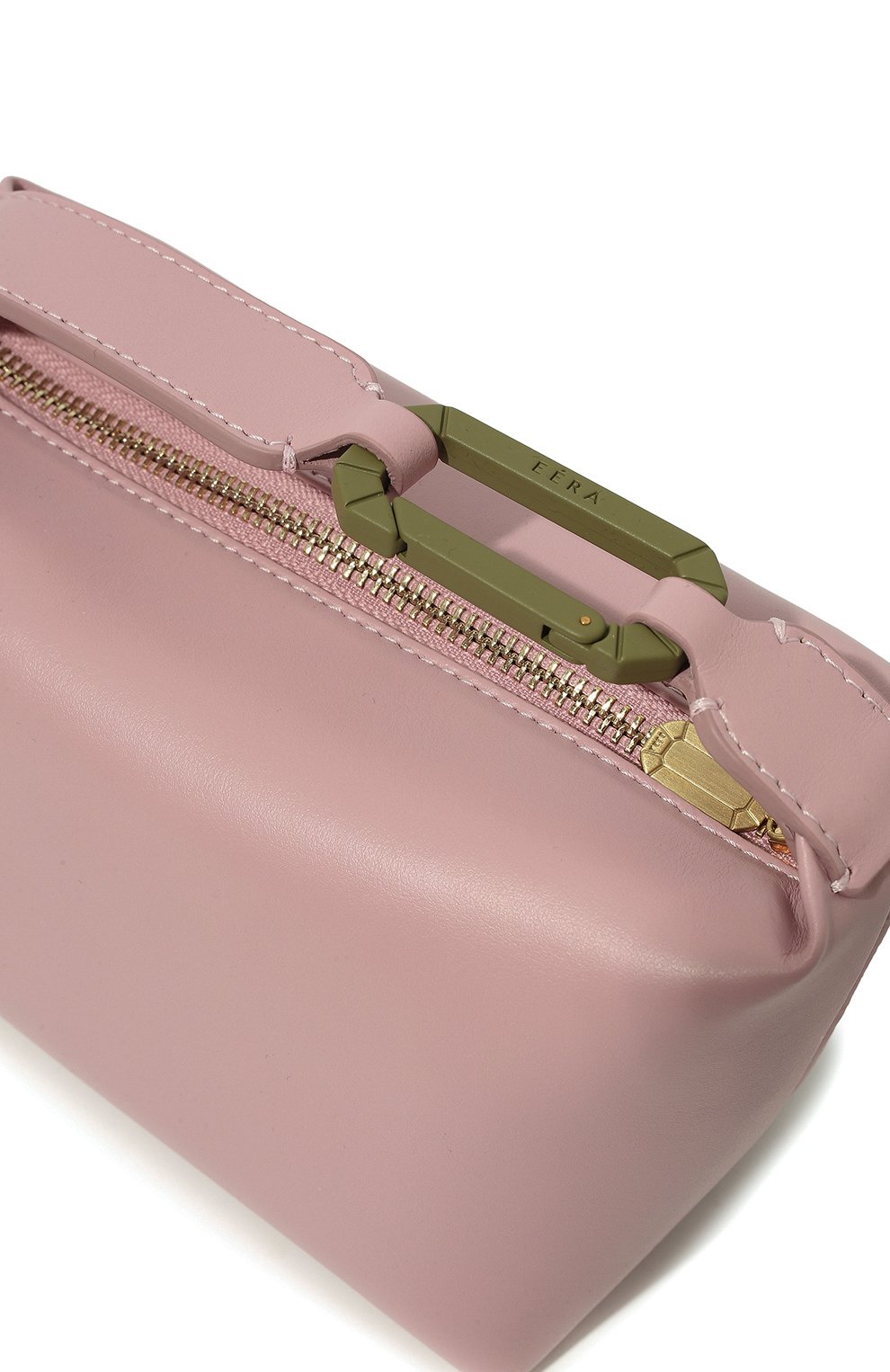 Женская сумка moonbag small EERA розового цвета, арт. MBL | Фото 3 (Сумки-технические: Сумки top-handle; Материал: Натуральная кожа; Материал сплава: Проставлено; Драгоценные камни: Проставлено; Размер: small)