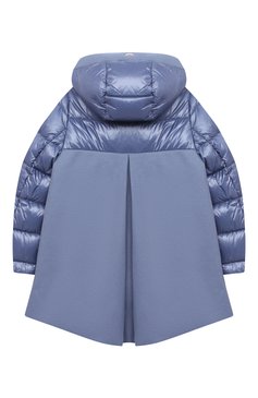Детская пуховая куртка HERNO голубого цвета, арт. PI0103G/39601/10A-14A | Фото 2 (Девочки-школьная форма: Верхняя одежда; Кросс-КТ: Зима; Девочки Кросс-КТ: Пуховик-верхняя одежда; Рукава: Длинные; Материал внешний: Синтетический материал; Региональные ограничения белый список (Axapta Mercury): RU; Материал сплава: Проставлено; Нос: Не проставлено; Материал подклада: Синтетический материал; Драгоценные камни: Проставлено; Материал утеплителя: Пух и перо; Ростовка одежда: 10 - 11 лет | 140 - 146см, 12 лет | 152 см, 13 - 15 лет | 158 см)