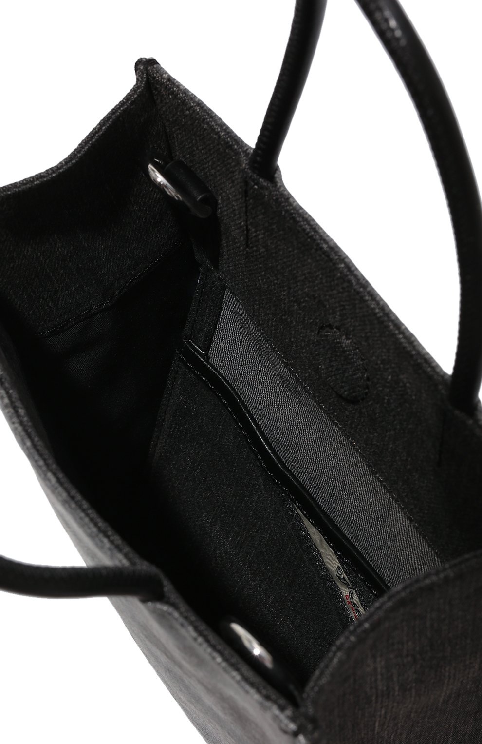 Женский сумка-шопер dsl medium DIESEL темно-серо�го цвета, арт. X08923/P4637 | Фото 5 (Сумки-технические: Сумки-шопперы; Размер: medium; Ремень/цепочка: На ремешке; Материал: Экокожа)