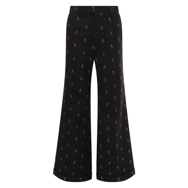 фото Брюки из хлопка и шерсти gucci