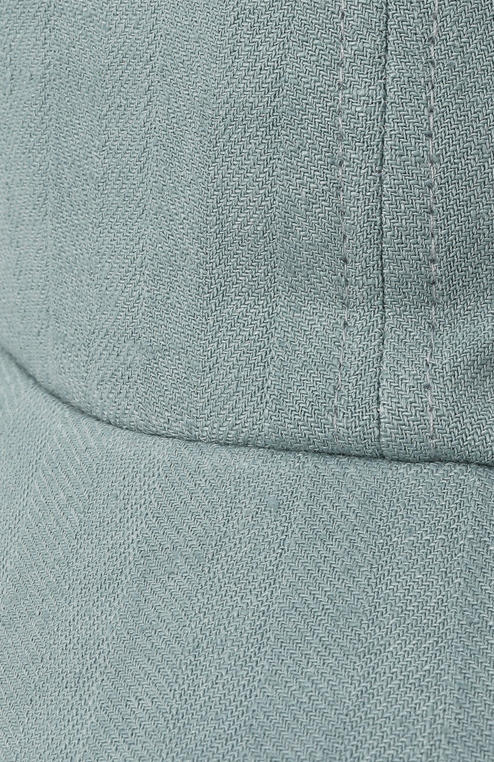 Женская льняная бейсболка INVERNI голубого цвета, арт. 5576 CT | Фото 4 (Материал: Текстиль, Лен; Материал сплава: Проставлено; Нос: Не проставлено)