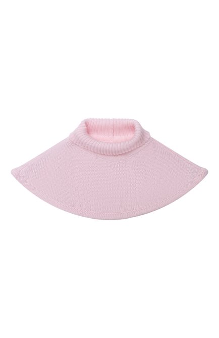 Детский шерстяной шарф-воротник CATYA розового цвета, арт. 024791/1 | Фото 1 (Материал: Шерсть, Текстиль; Региональные ограничения белый список (Axapta Mercury): RU)