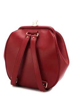 Женский рюкзак ULYANA SERGEENKO бордового цвета, арт. (0252с) BRS042CLASSX | Фото 3 (Размер: medium; Материал: Натуральная кожа; Стили: Кэжуэл)