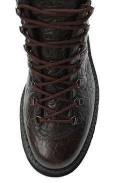 Мужские кожаные ботинки TOD’S темно-коричневого цвета, арт. XXM80C0DI30XBU | Фото 5 (Мужское Кросс-КТ: Хайкеры-обувь, Ботинки-обувь; Материал внутренний: Натуральная кожа; Региональные ограничения белый список (Axapta Mercury): RU; Материал утеплителя: Без утеплителя; Подошва: Массивная; Длина стельки: 29, 29,8, 26,1, 26,5, 26,9, 27,4, 27,8, 28,2, 28,6; ширина носка стельки: 8,4, 9,2, 8,8; толщина подошвы: 3,1; высота каблука: 4,3)