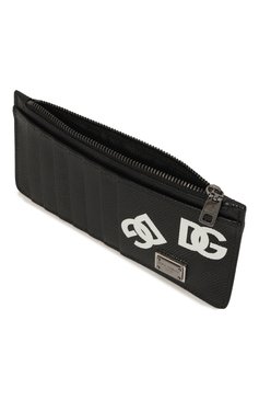 Мужской кожаный футляр для кредитных карт DOLCE & GABBANA черного цвета, арт. BP2172/AG256 | Фото 3 (Материал: Натуральная кожа; Материал сплава: Проставлено; Нос: Не проставлено)
