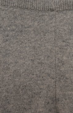 Детские кашемировые джоггеры OSCAR ET VALENTINE серого цвета, арт. LEG01S | Фото 3 (Материал внешний: Шерсть, Кашемир; Кросс-КТ НВ: Джоггеры; Ростовка одежда: 2 года | 92 см)