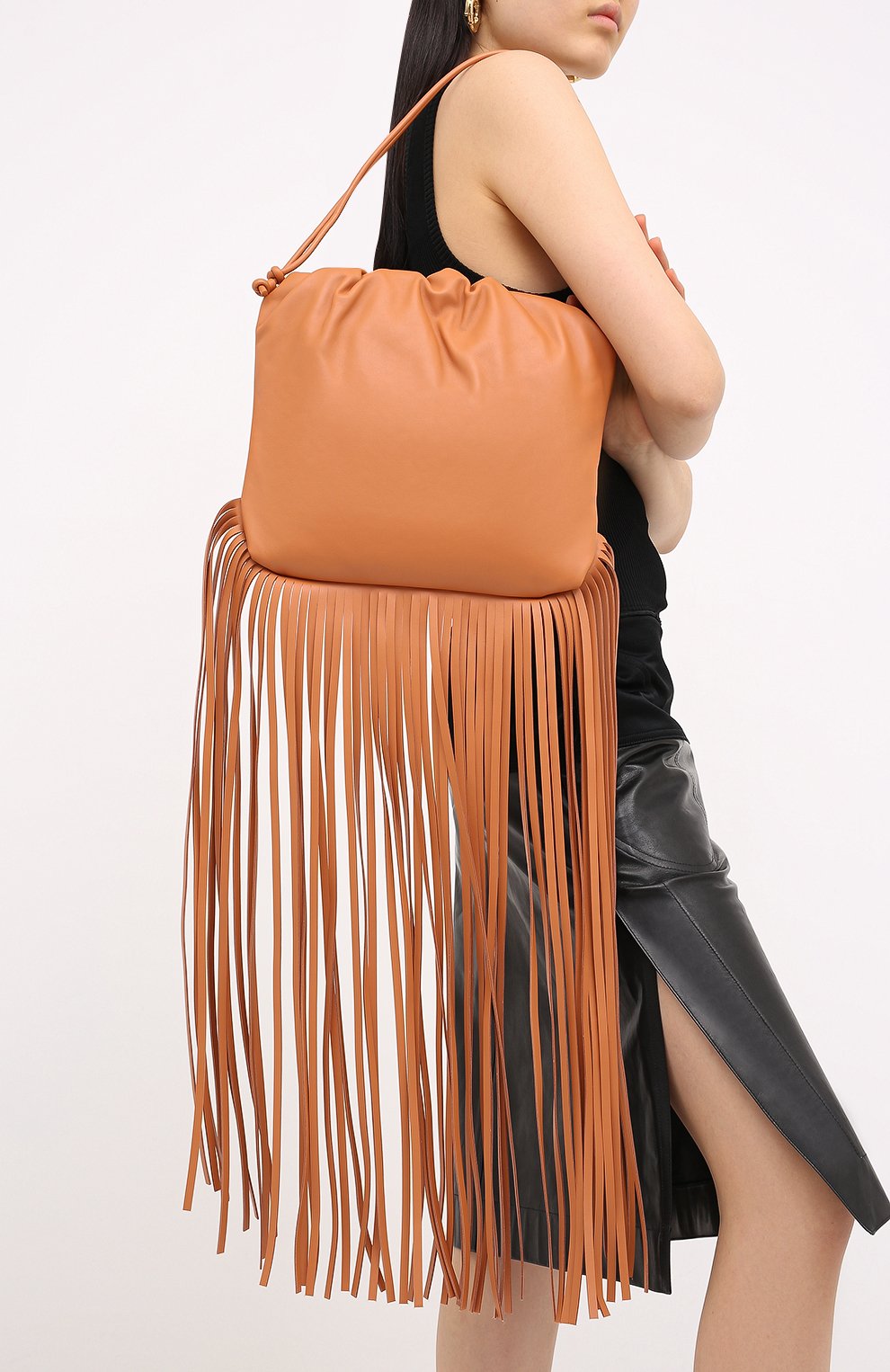 фото Сумка fringe pouch bottega veneta