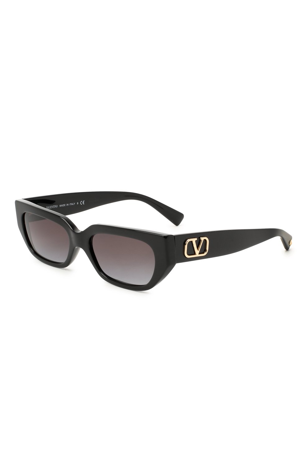Женские солнцезащитные очки VALENTINO черного цвета, арт. 4080-50018G | Фото 1 (Региональные ограничения белый список (Axapta Mercury): RU; Тип очков: С/з; Очки форма: Узкие)