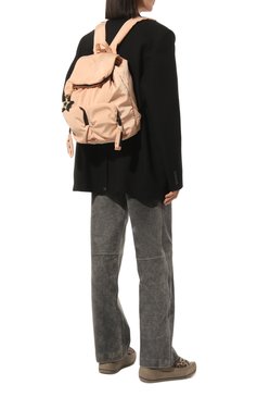 Женский рюкзак SEE BY CHLOÉ бежевого цвета, арт. CHS16SS8401406K1 | Фото 7 (Материал: Текстиль; Стили: Кэжуэл; Размер: large)