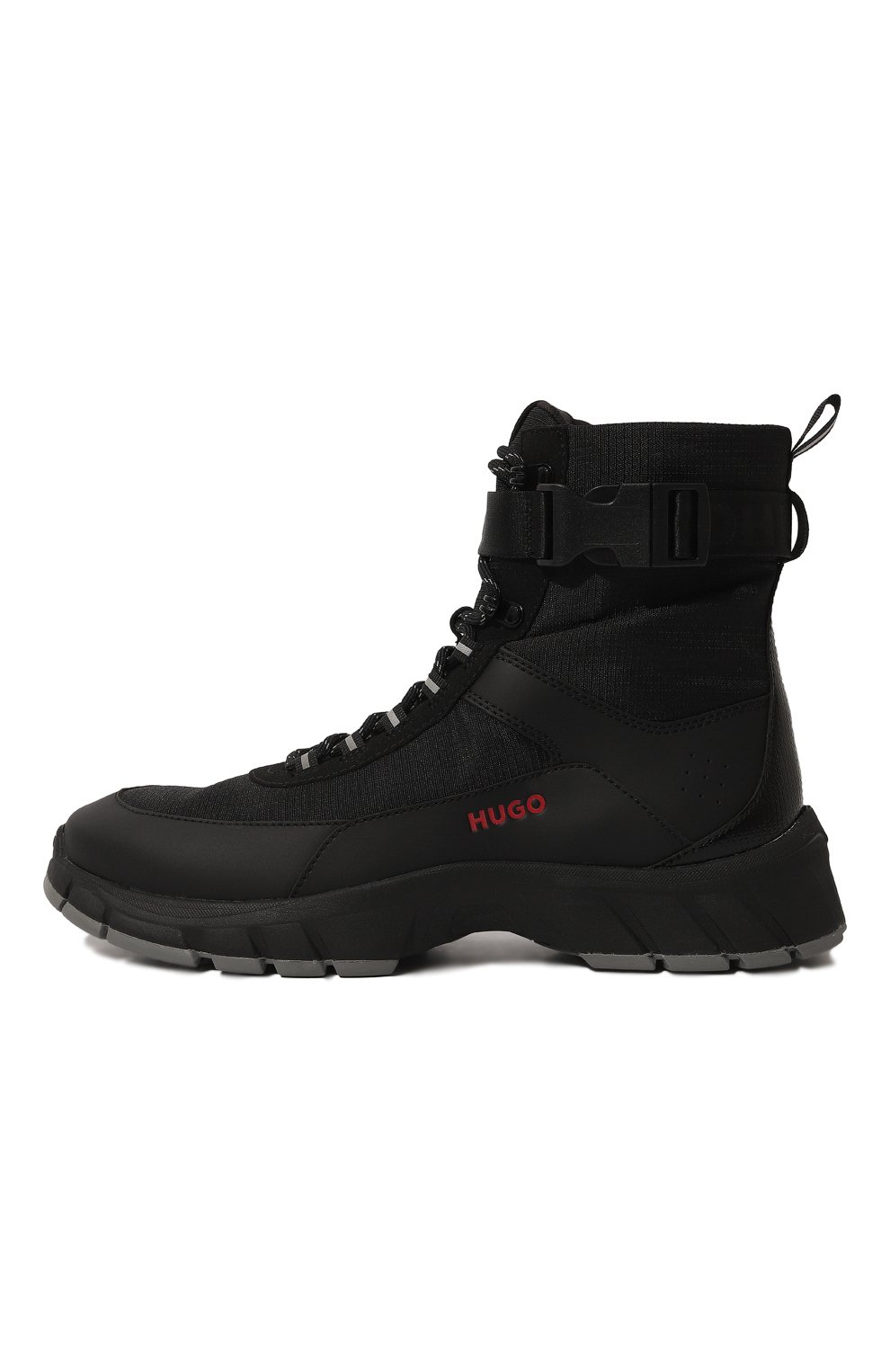 Комбинированные ботинки HUGO 50480843, цвет чёрный, размер 42 - фото 4