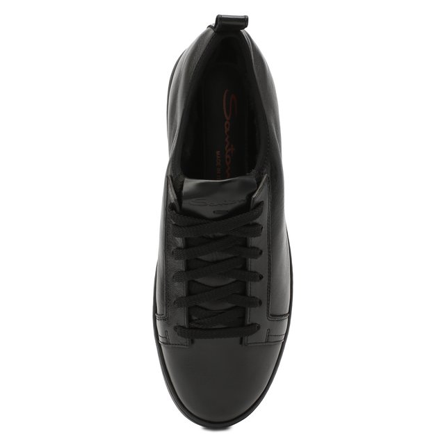 фото Кожаные кеды santoni