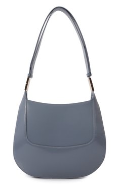 Женская сумка epoque medium BORBONESE голубого цвета, арт. 924016 | Фото 6 (Сумки-технические: Сумки через плечо; Размер: medium; Материал: Натуральная кожа; Ремень/цепочка: На ремешке)