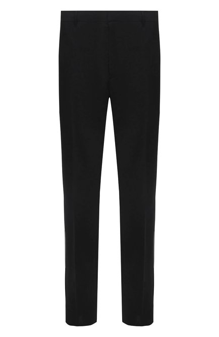Мужские шерстяные брюки PRADA темно-серого цвета по цене 100000 руб., арт. SPG29-1RII-F0308 | Фото 1