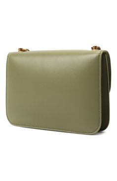 Женская сумка carre SAINT LAURENT оливкового цвета, арт. 633214/1YF0W | Фото 4 (Сумки-технические: Сумки через плечо; Материал: Натуральная кожа; Размер: small)