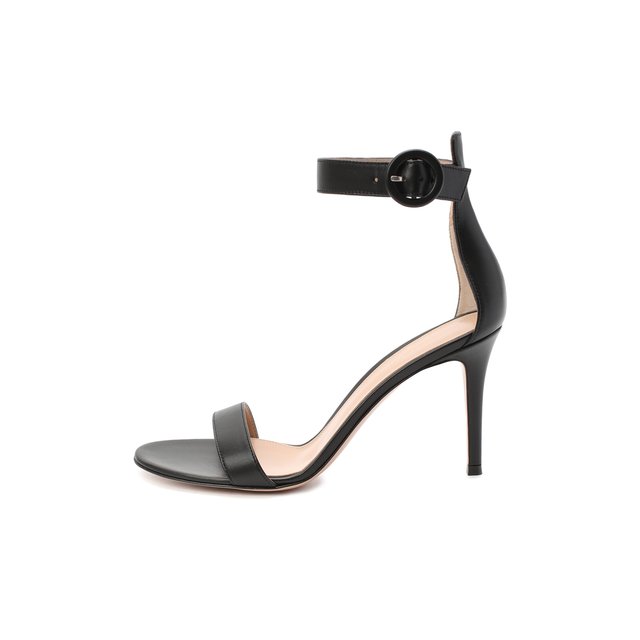 Кожаные босоножки Portofino 85 Gianvito Rossi  G60953.85RIC.NAPNER0 Фото 3