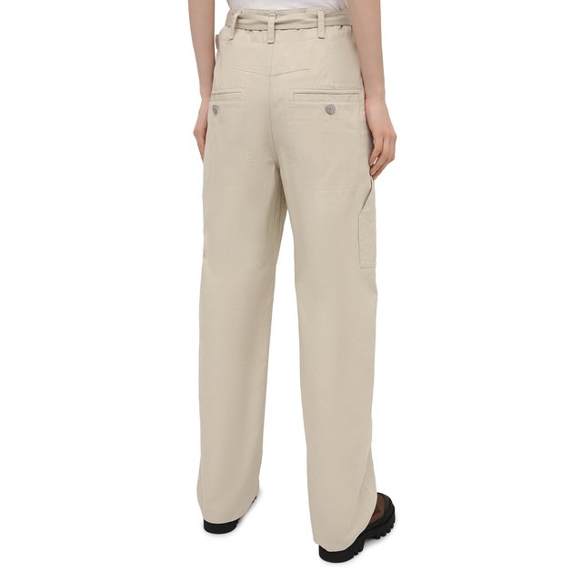 фото Брюки из хлопка и льна isabel marant etoile