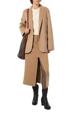 Женские кожаные полусапоги GUCCI черного цвета, арт. 626747 0YX00 | Фото 2 (Подошва: Платформа; Каблук высота: Высокий; Материал внутренний: Натуральная кожа; Материал сплава: Проставлено; Высота голенища: Низкие; Каблук тип: Устойчивый; Материал утеплителя: Без утеплителя; Драгоценные камни: Проставлено)