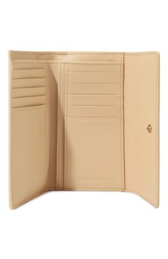Женские кожаный кошелек BORBONESE бежевого цвета, арт. 920102 | Фото 3 (Материал: Натуральная кожа)