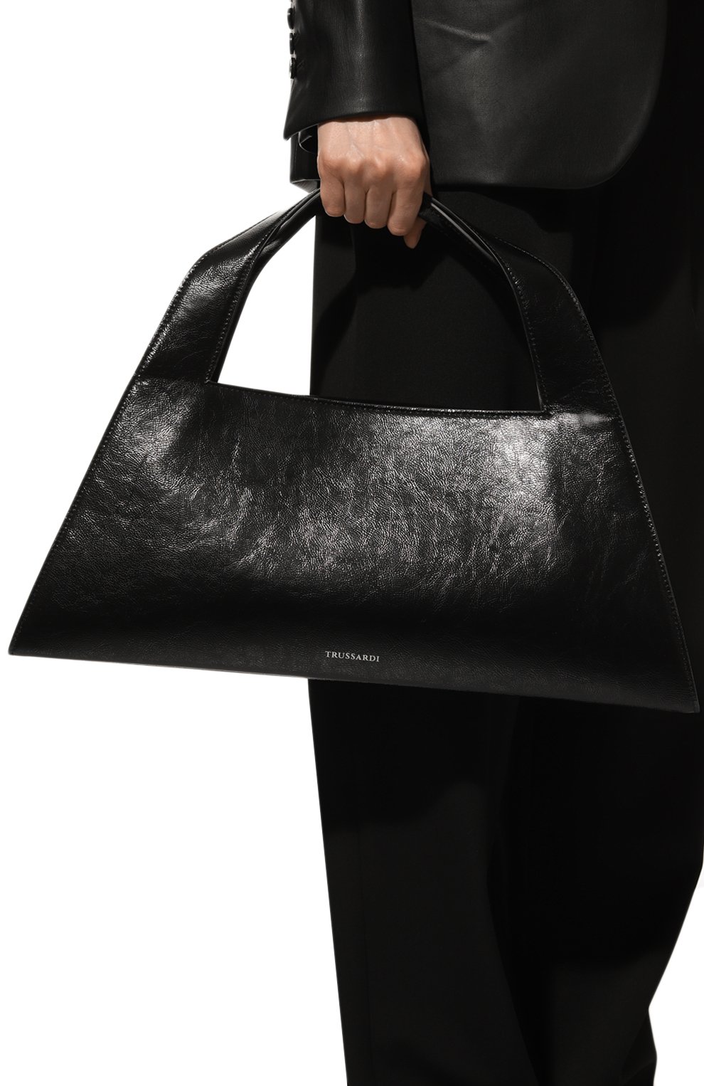 Женская черная сумка valda medium TRUSSARDI купить в интернет-магазине ...