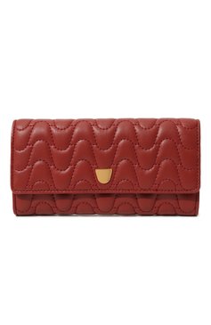 Женские кожаный кошелек matelasse COCCINELLE красного цвета, арт. E2 MX0 11 03 01 | Фото 1 (Материал: Натуральная кожа)