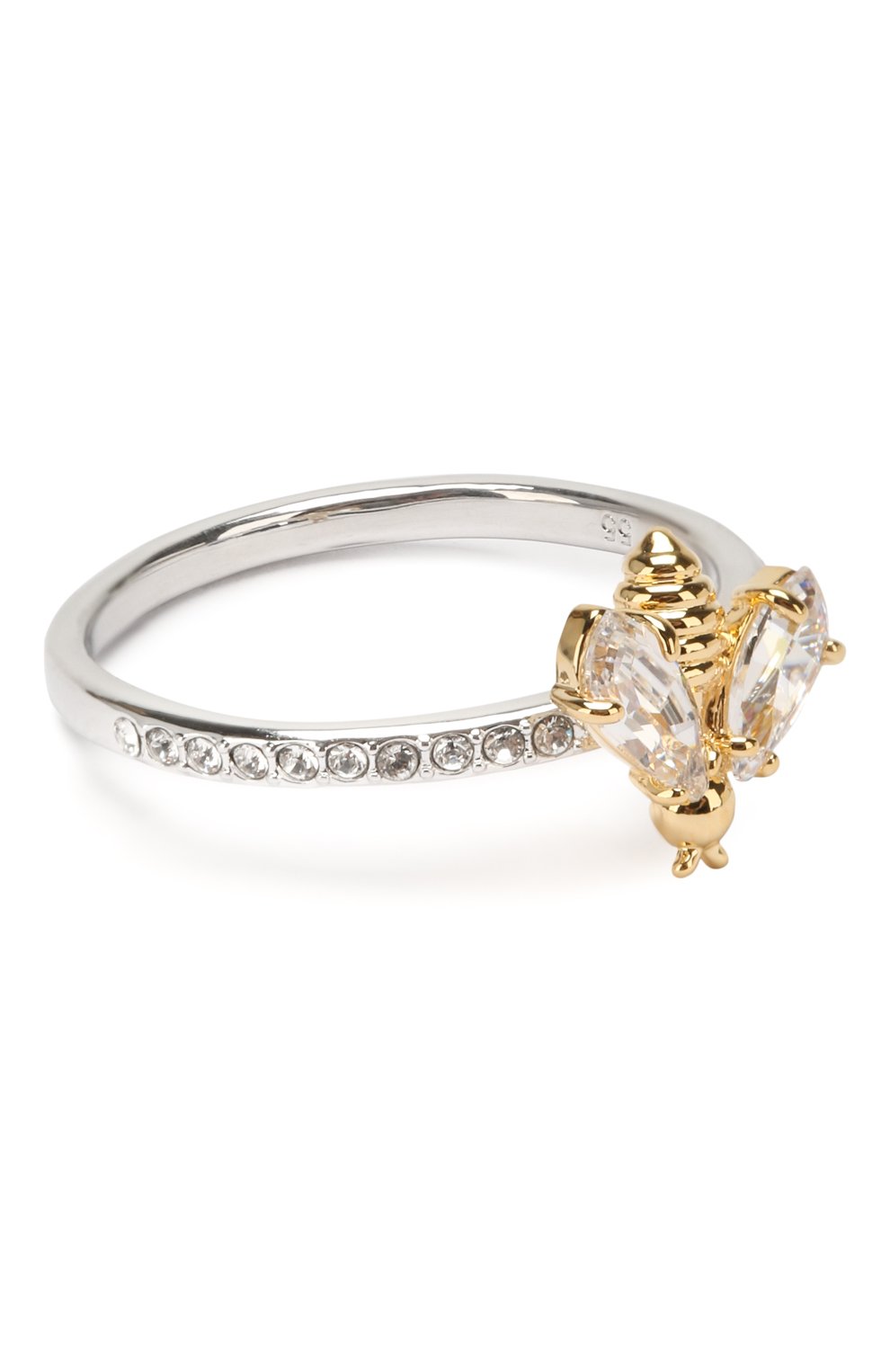 Женское набор колец eternal flower SWAROVSKI серебряного цвета, арт. 5512661 | Фото 2 (Материал: Металл)