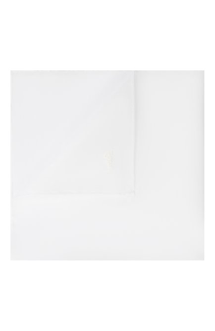Мужской хлопковый платок BRIONI белого цвета, арт. 071400/PZ068 | Фото 1 (Материал: Хлопок, Текстиль; Региональные ограничения белый список (Axapta Mercury): RU)