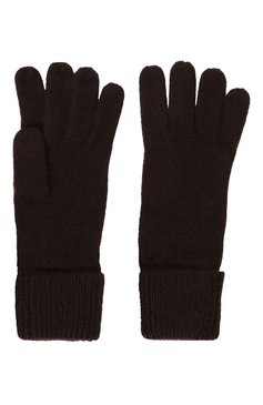 Мужские перчатки из кашемира и шелка IL BORGO CASHMERE темно-коричневого цвета, арт. 54-1336M0DG0 | Фото 2 (Материал: Текстиль, Кашемир, Шерсть; Кросс-КТ: Трикотаж; Материал сплава: Проставлено; Нос: Не проставлено)