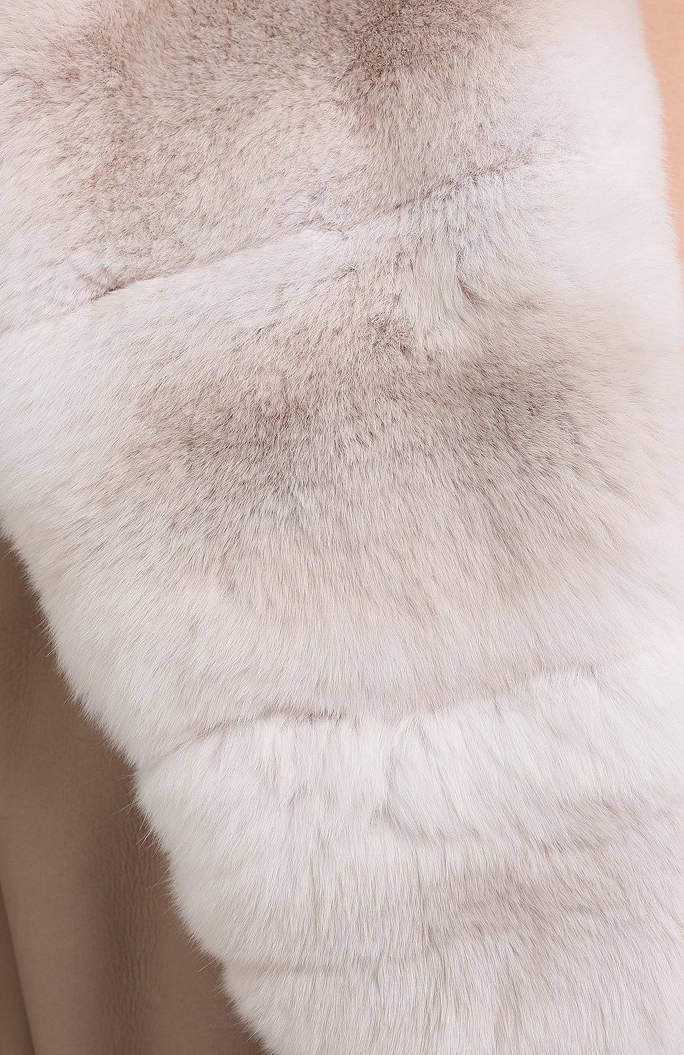 Женская дубленка KITON бежевого цвета, арт. D50678X04T66 | Фото 6 (Женское Кросс-КТ: Мех, Замша и кожа; Рукава: Длинные; Материал внешний: Натуральный мех; Региональные ограничения белый список (Axapta Mercury): RU; Длина (верхняя одежда): Длинные)
