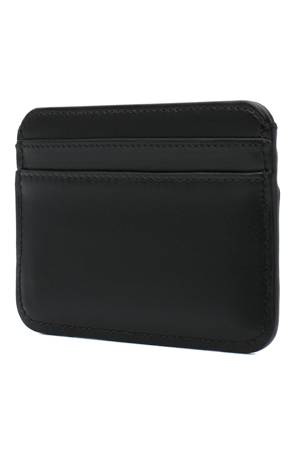 Женский кожаный футляр для кредитных карт CHLOÉ черного цвета, арт. CHC19UP085A37 | Фото 2 (Материал: Натуральная кожа)