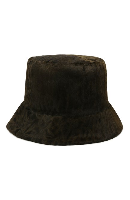 Женская шляпа из меха каракульчи KUSSENKOVV коричневого цвета, арт. 157100061042 | Фото 2 (Материал: Натуральный мех)