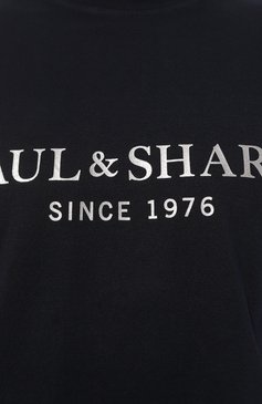 Мужская хлопковая футболка PAUL&SHARK темно-синего цвета, арт. 11311631 | Фото 5 (Рукава: Короткие; Длина (для топов): Стандартные; Принт: С принтом; Материал сплава: Проставлено; Материал внешний: Хлопок; Драгоценные камни: Проставлено; Стили: Кэжуэл)