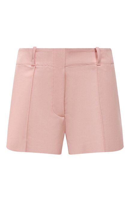 Женские шорты ACNE STUDIOS розового цвета, арт. AE0054 | Фото 1 (Материал внешний: Шерсть, Синтетический материал; Длина Ж (юбки, платья, шорты): Мини; Женское Кросс-КТ: Шорты-одежда; Стили: Кэжуэл)