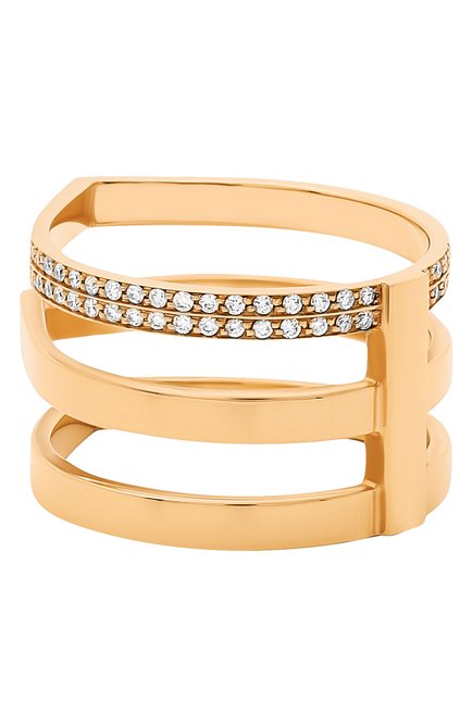 Женские кольцо REPOSSI бесцветного цвета, арт. RG/AF33AP | Фото 2 (Драгоценные камни: Бриллианты; Материал сплава: Розовое золото)