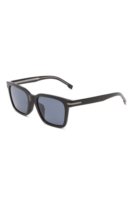 Мужские солнцезащитные очки BOSS черного цвета, арт. 1540/F/SK 807 | Фото 1 (Кросс-КТ: С/з-мужское; Оптика Гендер: оптика-мужское)