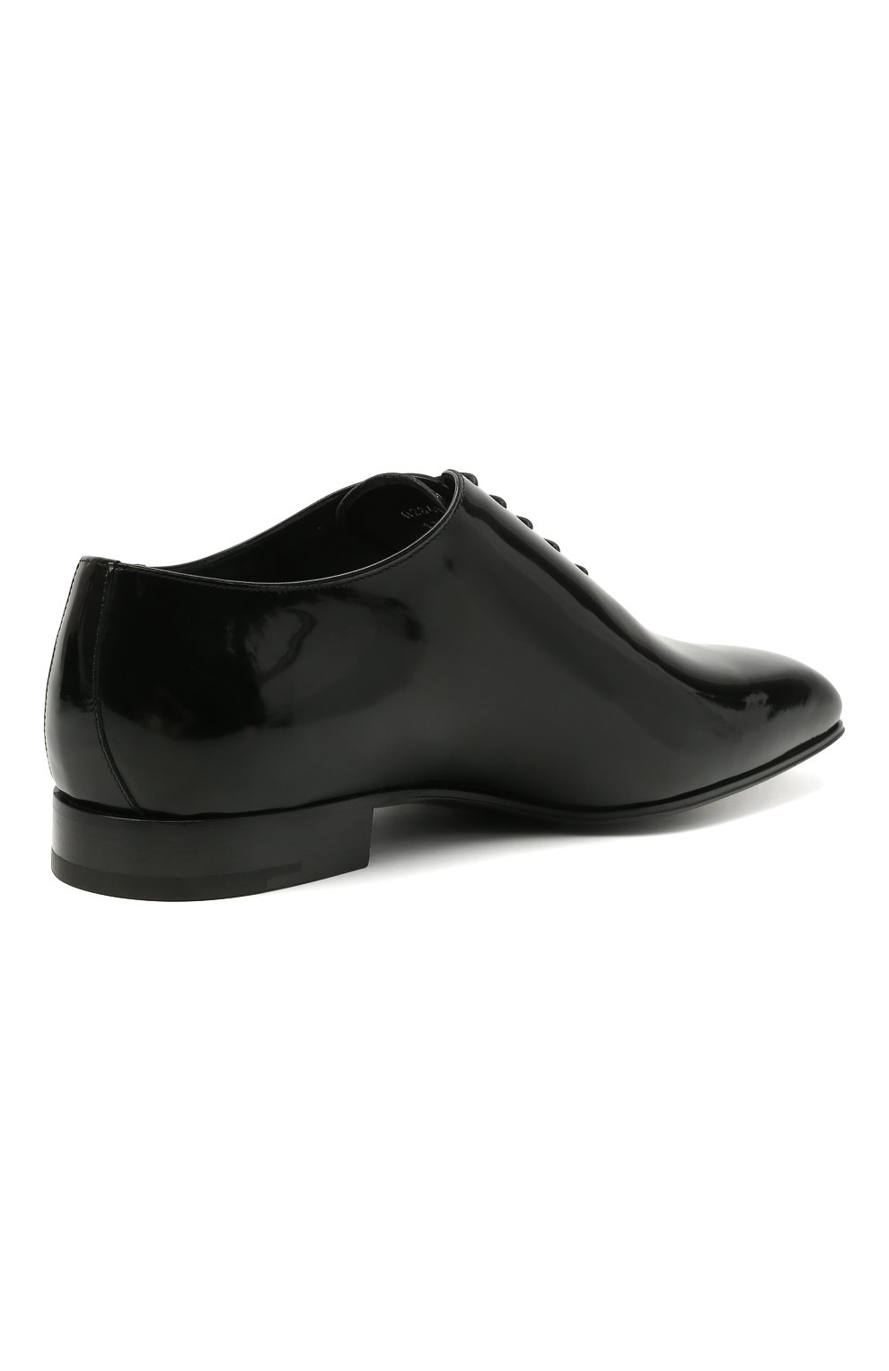 Мужские кожаные оксфорды ZEGNA COUTURE черного цвета, арт. A2841X-LHLEP | Фото 4 (Материал внешний: Кожа; Материал внутренний: Натуральная кожа; Стили: Классический; Мужское Кросс-КТ: Вечерняя обувь)