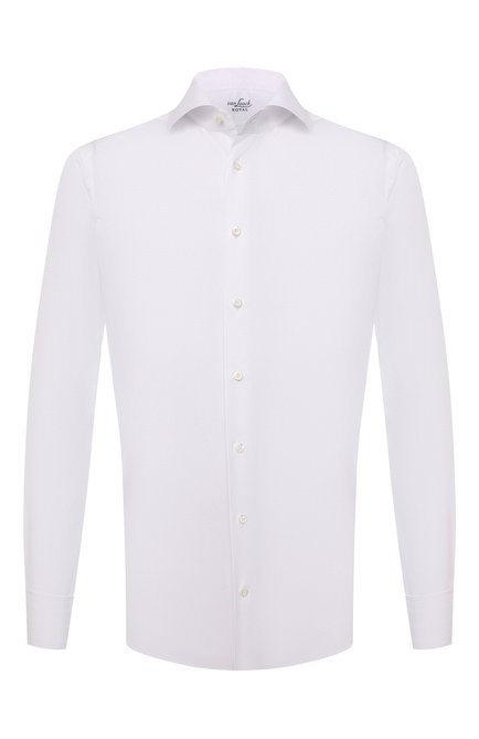 Мужская хлопковая сорочка VAN LAACK белого цвета по цене 19450 руб., арт. RIVARA-DSF/130648 | Фото 1
