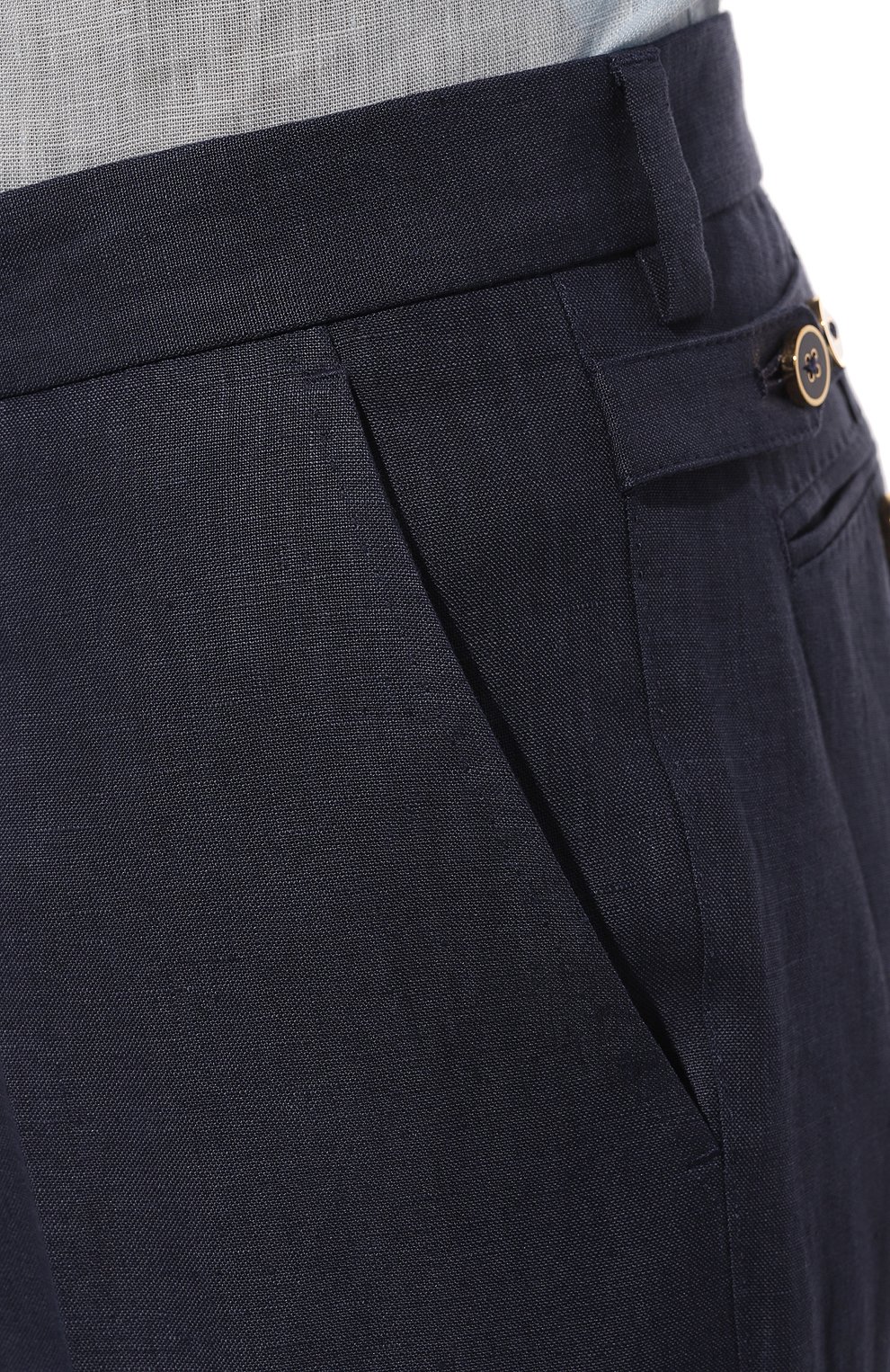 Льняные брюки Dolce & Gabbana  GY6IET/FU4LF Фото 5