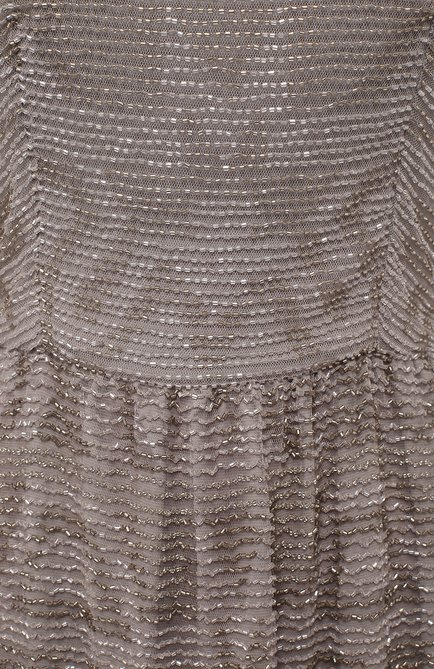 Женское платье ARMANI COLLEZIONI серого цвета, арт. TMA89R/TM989 | Фото 2 (Материал внешний: Синтетический материал)