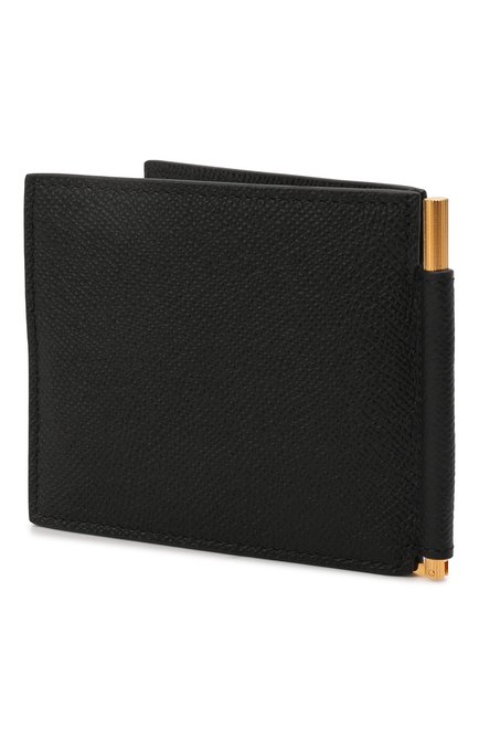 Мужской кожаный зажим для денег TOM FORD черного цвета, арт. YM231T-LCL081 | Фото 2 (Материал: Натуральная кожа)